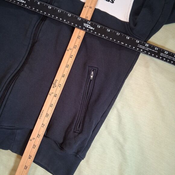 Adidas I Love Dallas Trefoil Jacket Black White Stripes Rare Size Medium - Picture 6 of 6